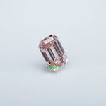 Load image into Gallery viewer, Emerald lab grown pink diamond
