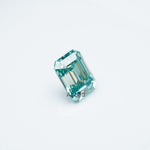 Load image into Gallery viewer, Emerald teal moissanite
