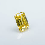 Load image into Gallery viewer, Emerald lab grown yellow diamond
