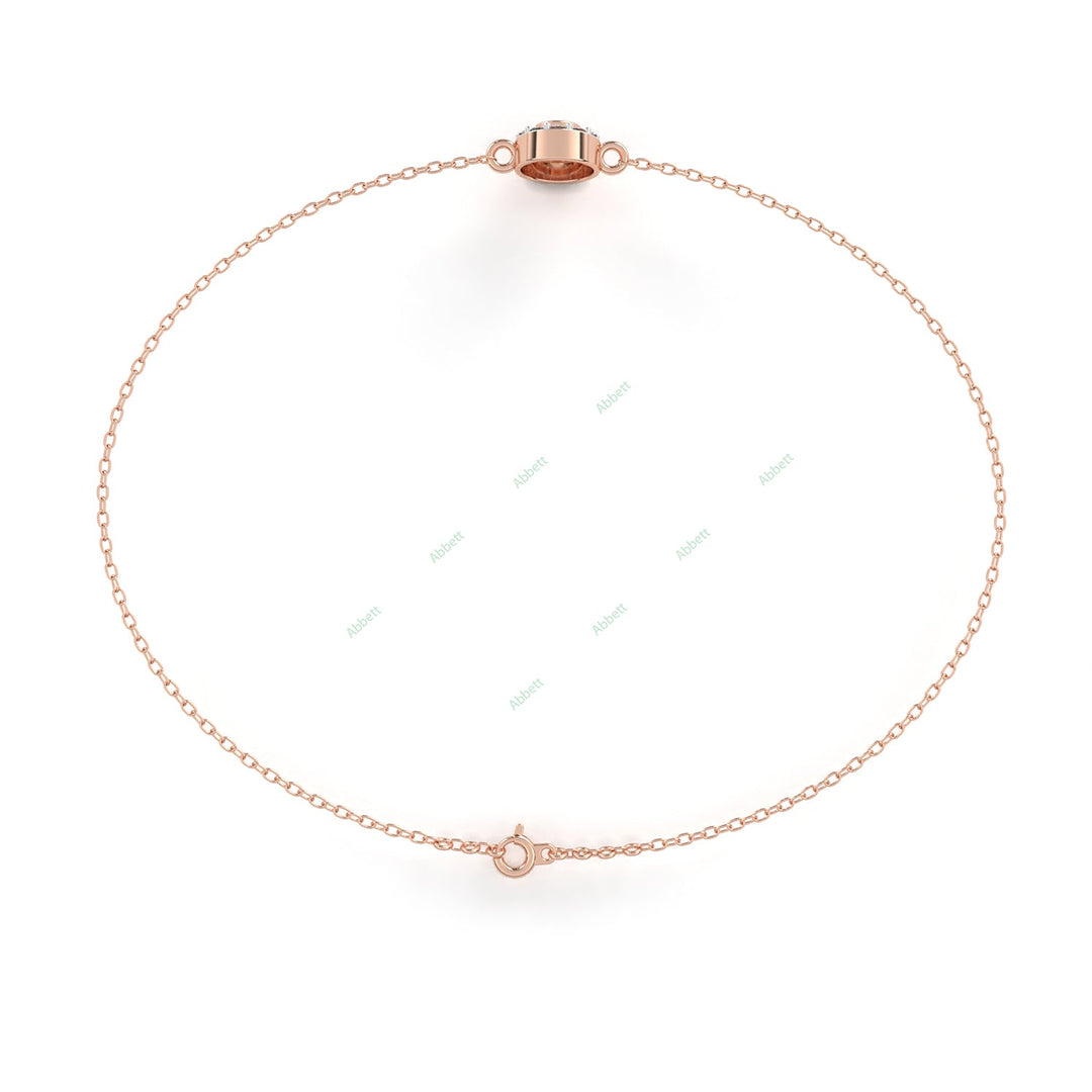 Round Fashion Halo Bracelet HAFA1428