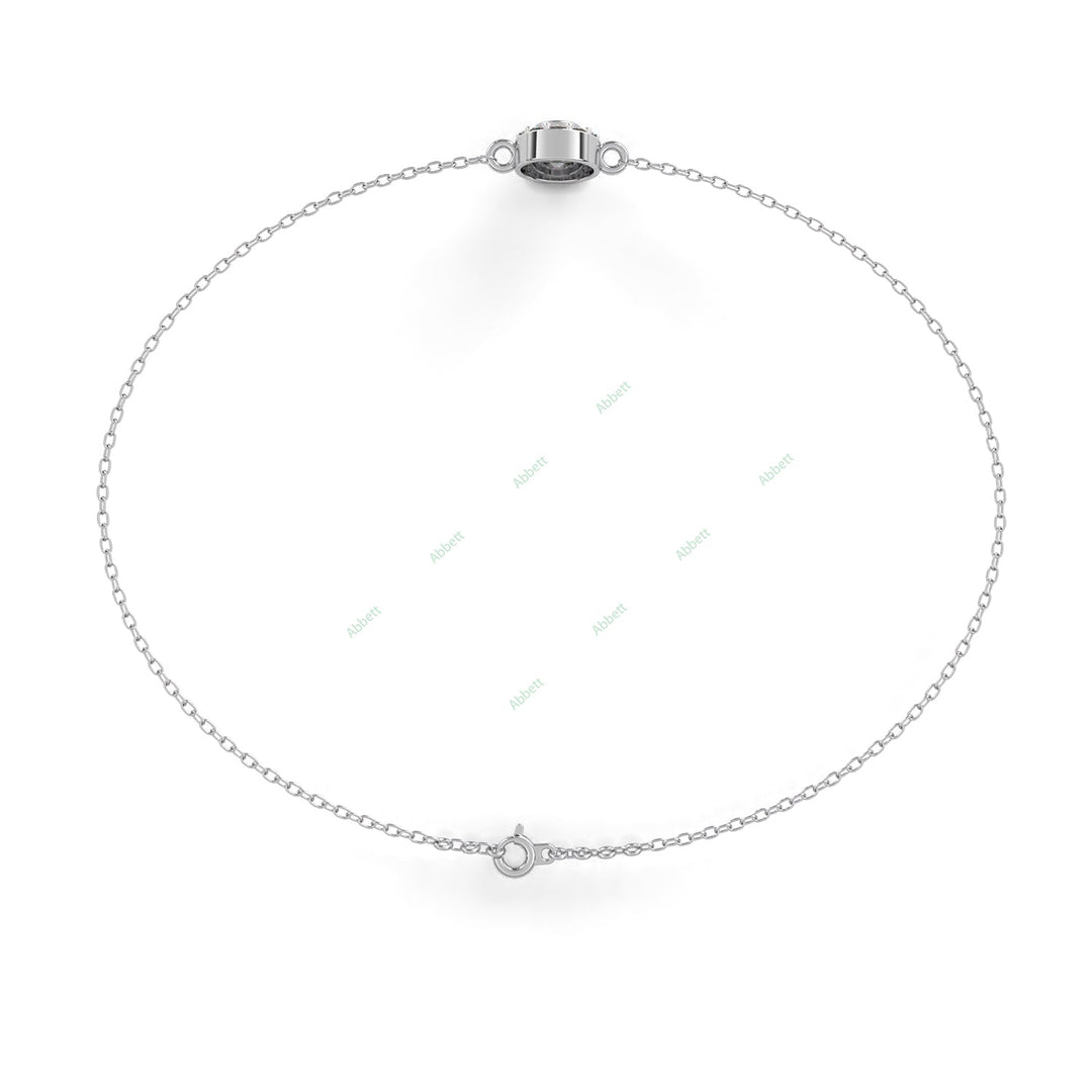 Round Fashion Halo Bracelet HAFA1428