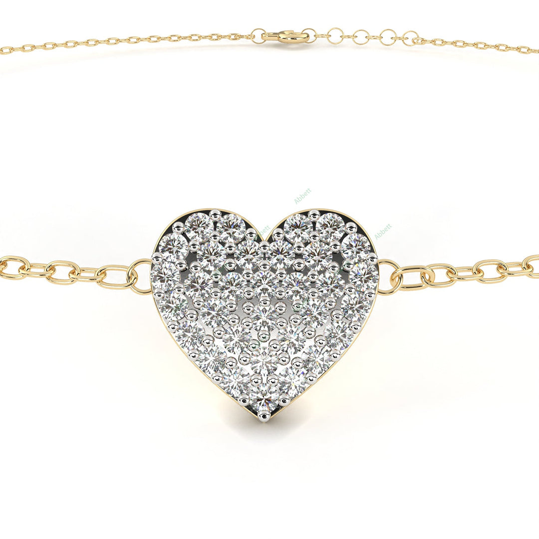 Round Fashion Heart Bracelet HEFA1431