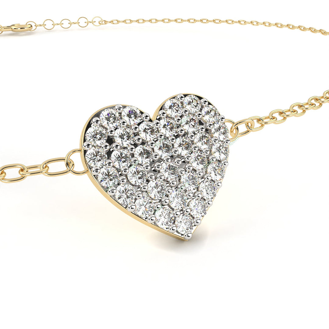 Round Fashion Heart Bracelet HEFA1431
