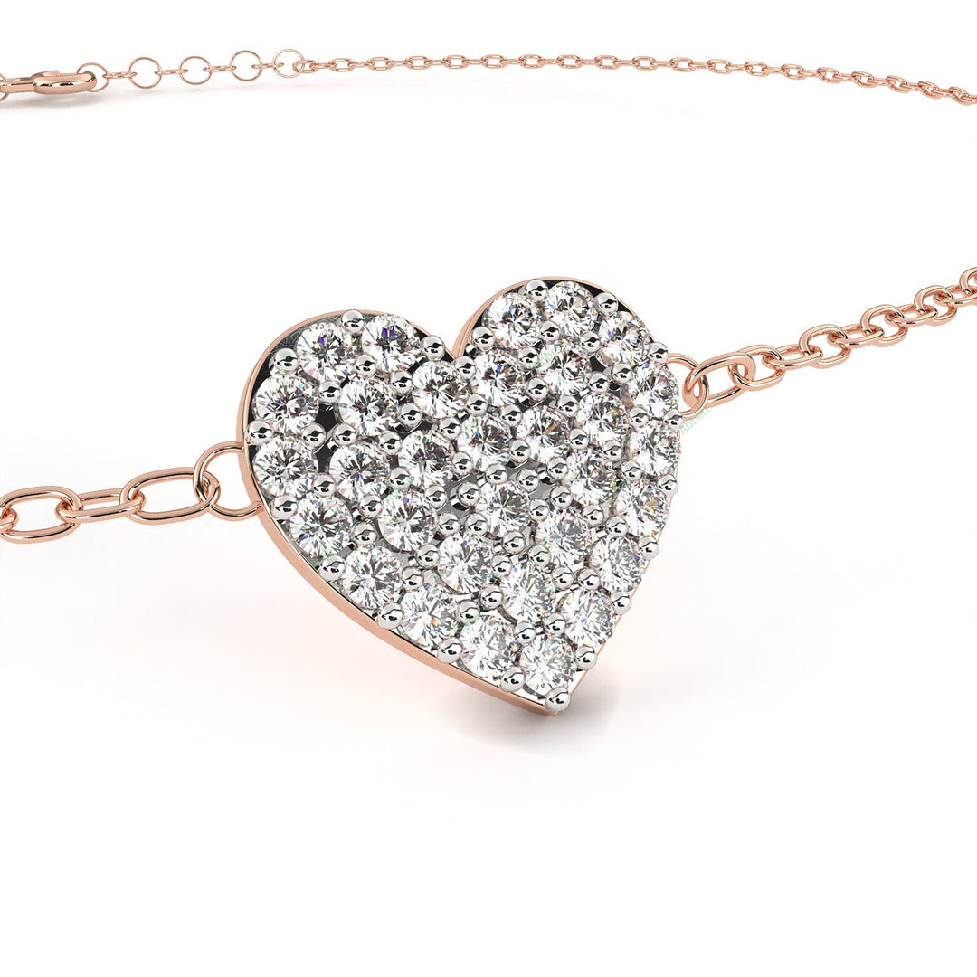 Round Fashion Heart Bracelet HEFA1431