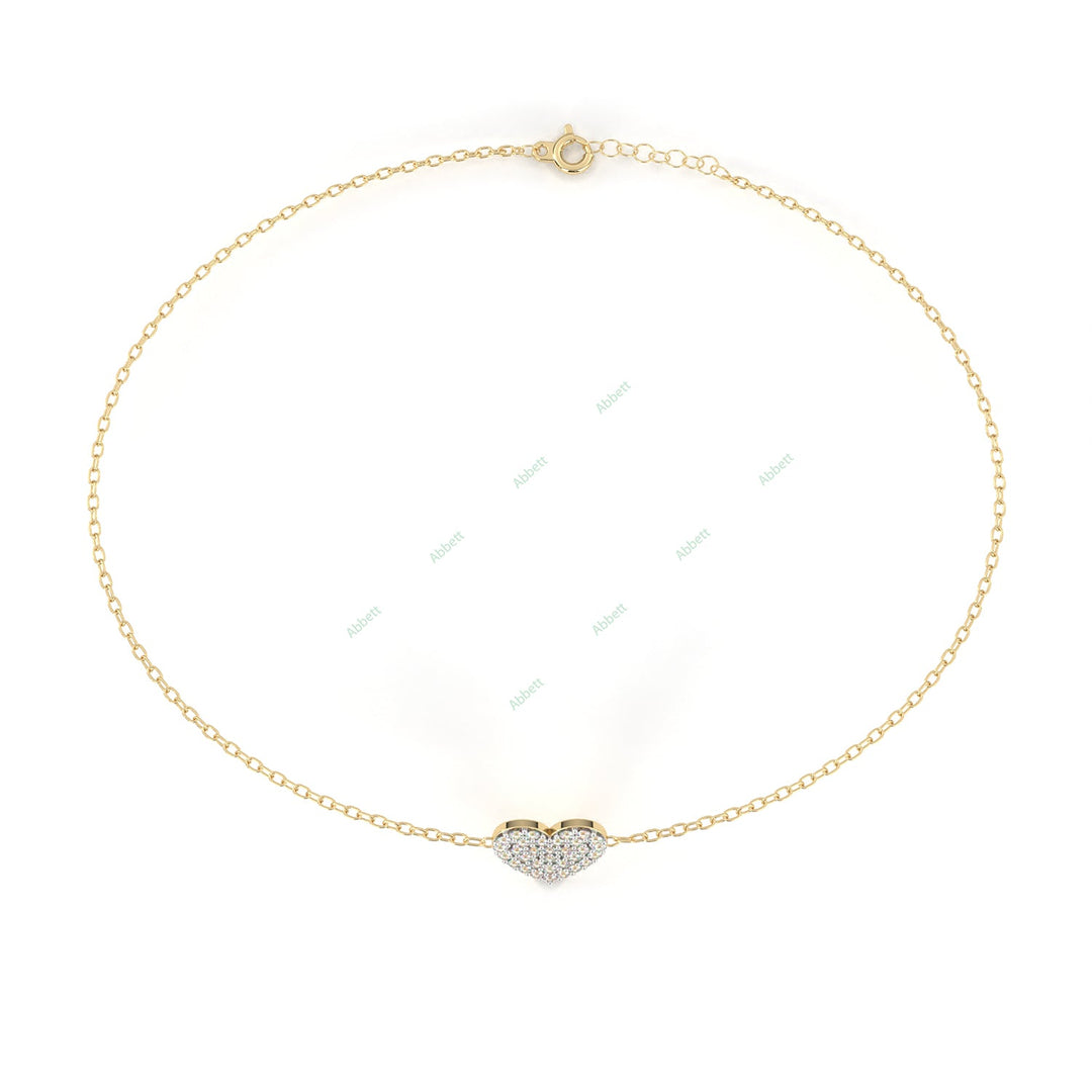 Round Fashion Heart Bracelet HEFA1431