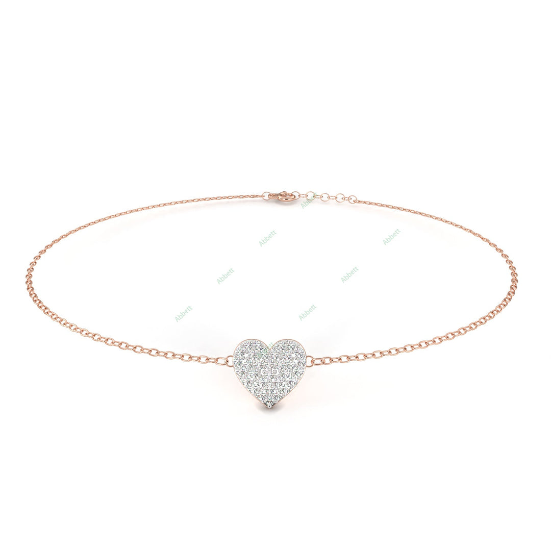 Round Fashion Heart Bracelet HEFA1431