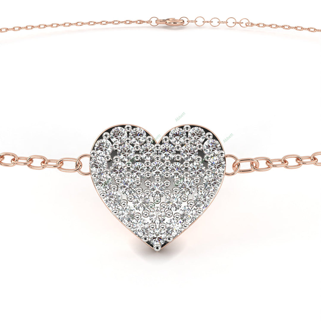 Round Fashion Heart Bracelet HEFA1431