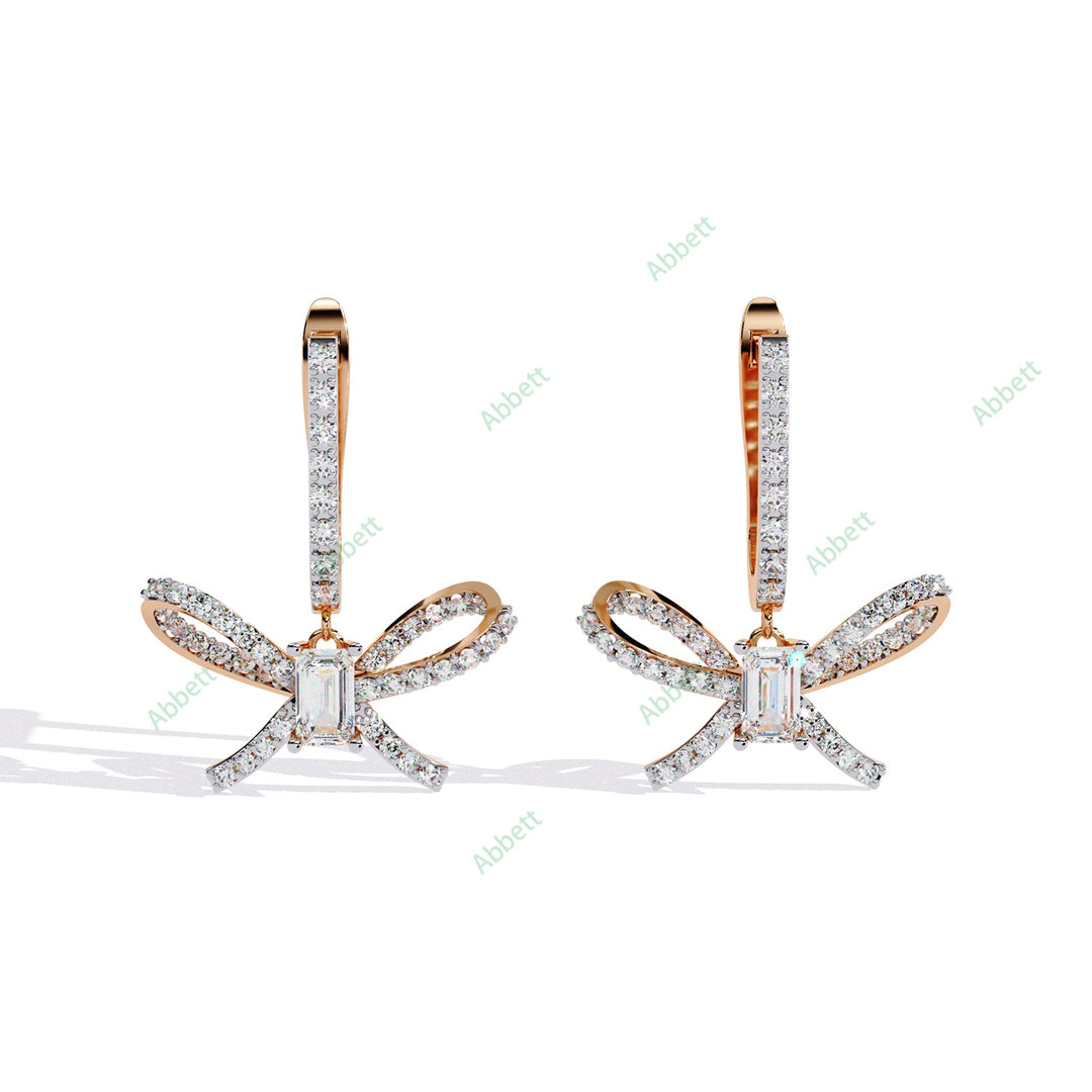 Emerald Designer Hoops Earring HODE1400
