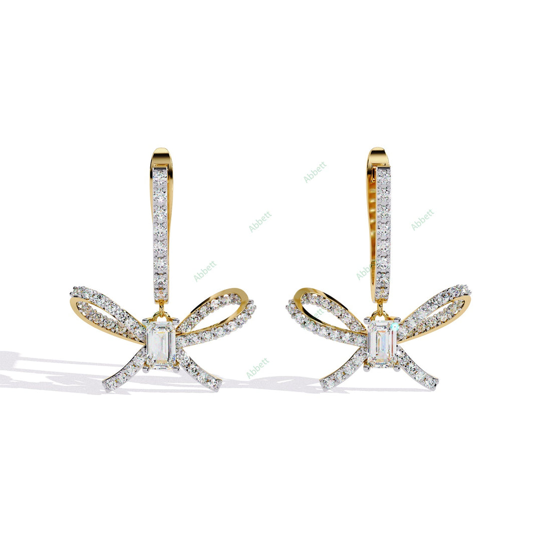 Emerald Designer Hoops Earring HODE1400