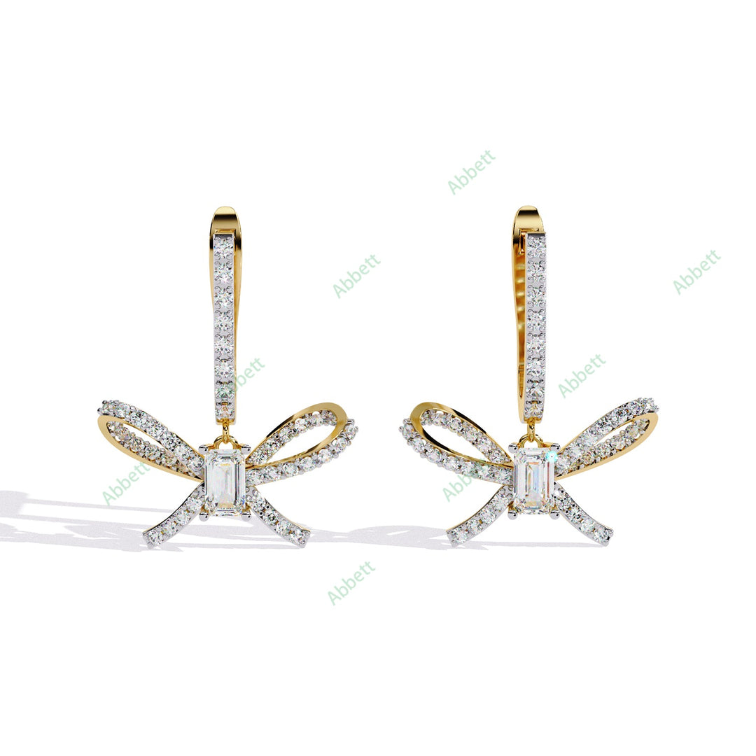 Emerald Designer Hoops Earring HODE1400