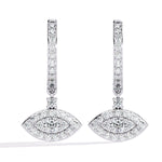 Load image into Gallery viewer, Marquise Designer Hoops Earring HODE1407

