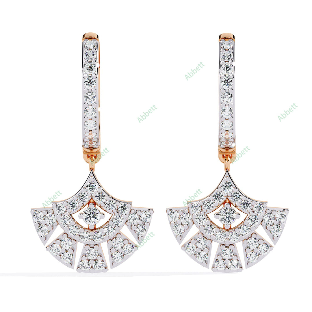 Round Designer Hoops Earring HODE1408
