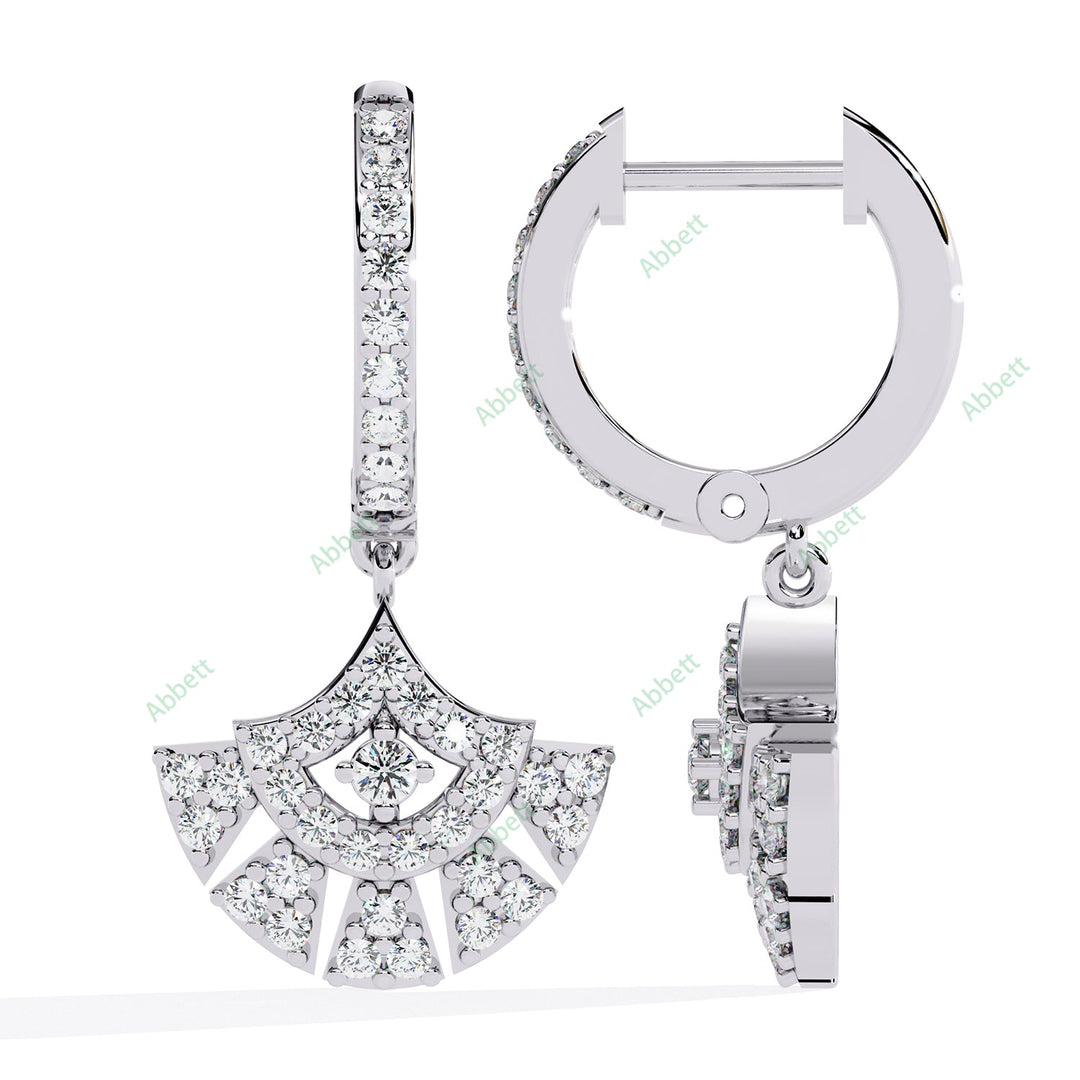 Round Designer Hoops Earring HODE1408