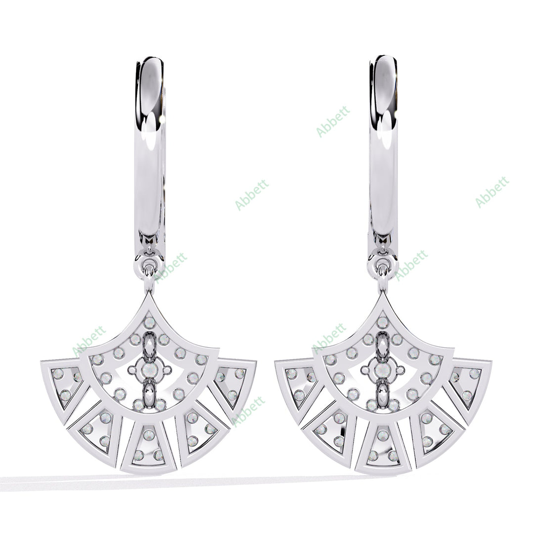 Round Designer Hoops Earring HODE1408