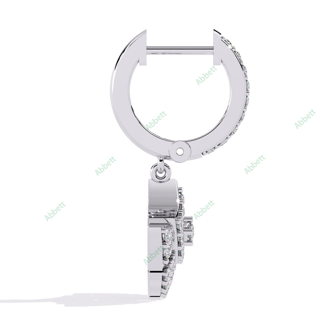 Round Designer Hoops Earring HODE1408