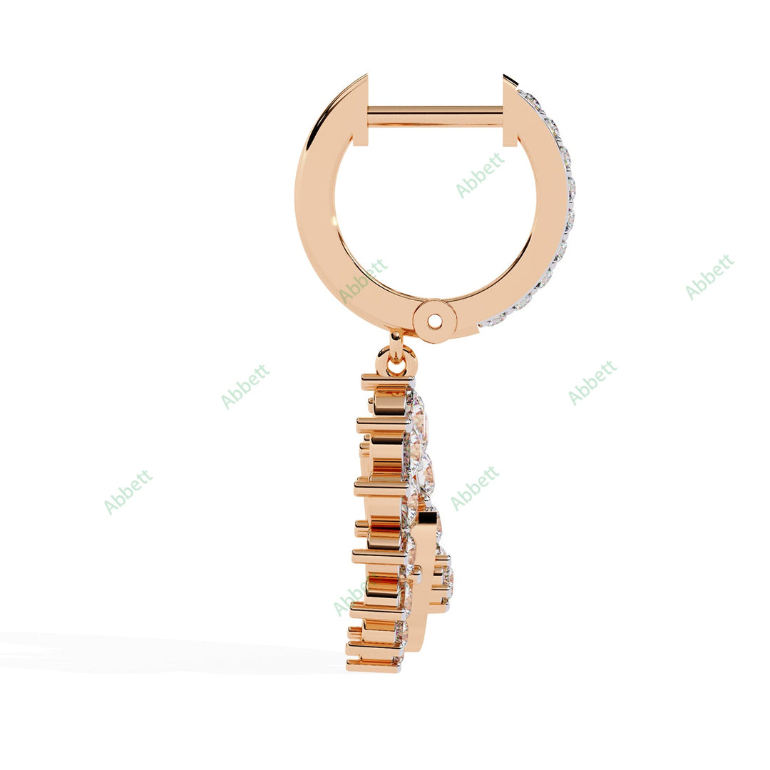 Round Designer Hoops Earring HODE1409