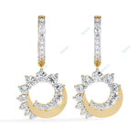 Load image into Gallery viewer, Round Designer Hoops Earring HODE1409
