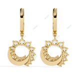Load image into Gallery viewer, Round Designer Hoops Earring HODE1409
