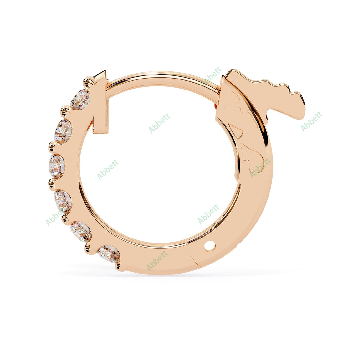 Round Fashion Huggies Earring HUFA1363