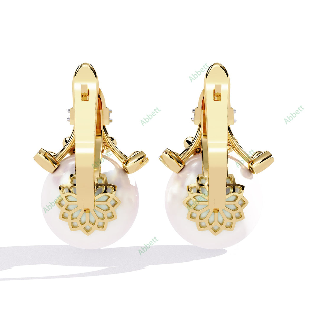 Round Fashion Huggies Earring HUFA1373
