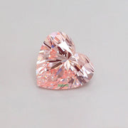 Heart lab grown pink diamond