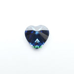 Load image into Gallery viewer, Heart blue moissanite
