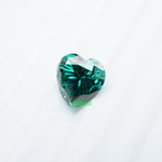Load image into Gallery viewer, Heart green moissanite
