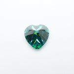 Load image into Gallery viewer, Heart green moissanite
