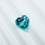 Load image into Gallery viewer, Heart lab grown Paraiba YAG
