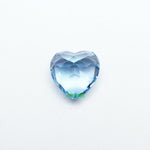 Load image into Gallery viewer, Heart lab grown aqua spinel
