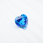 Load image into Gallery viewer, Heart lab grown cobalt spinel
