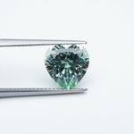 Load image into Gallery viewer, Heart lab grown green sapphire
