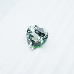 Load image into Gallery viewer, Heart lab grown green sapphire

