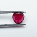Load image into Gallery viewer, Heart lab grown ruby
