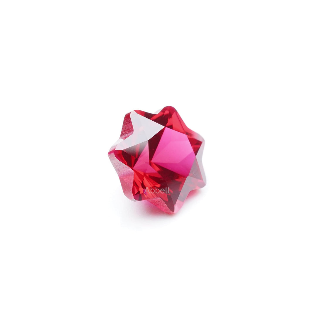 Heptagram lab grown ruby