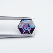 Hexagon lab grown alexandrite