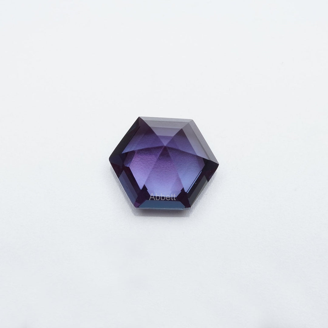 Hexagon lab grown alexandrite