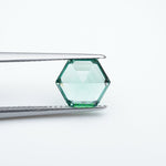 Load image into Gallery viewer, Hexagon lab grown green sapphire
