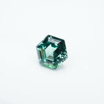 Load image into Gallery viewer, Hexagon lab grown green sapphire
