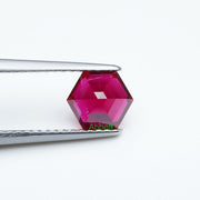 Hexagon lab grown ruby