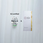 Load image into Gallery viewer, IGI report D oval lab grown diamond
