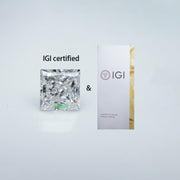 Square princess lab grown diamond