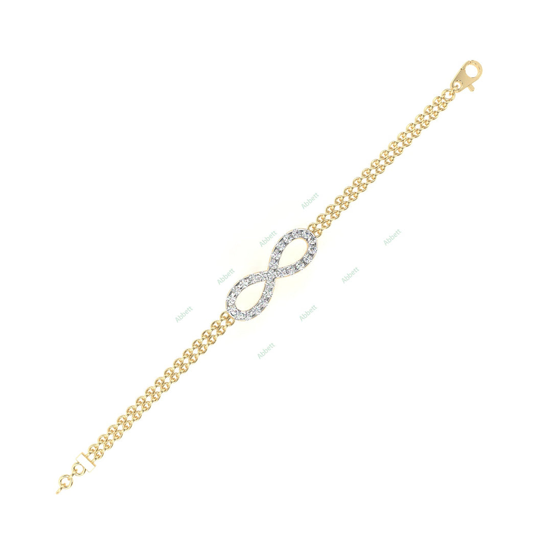 Round Fashion Infinity Bracelet INFA1432