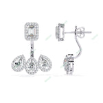 Load image into Gallery viewer, Multi  Halo Jackets Earring JAHA1374
