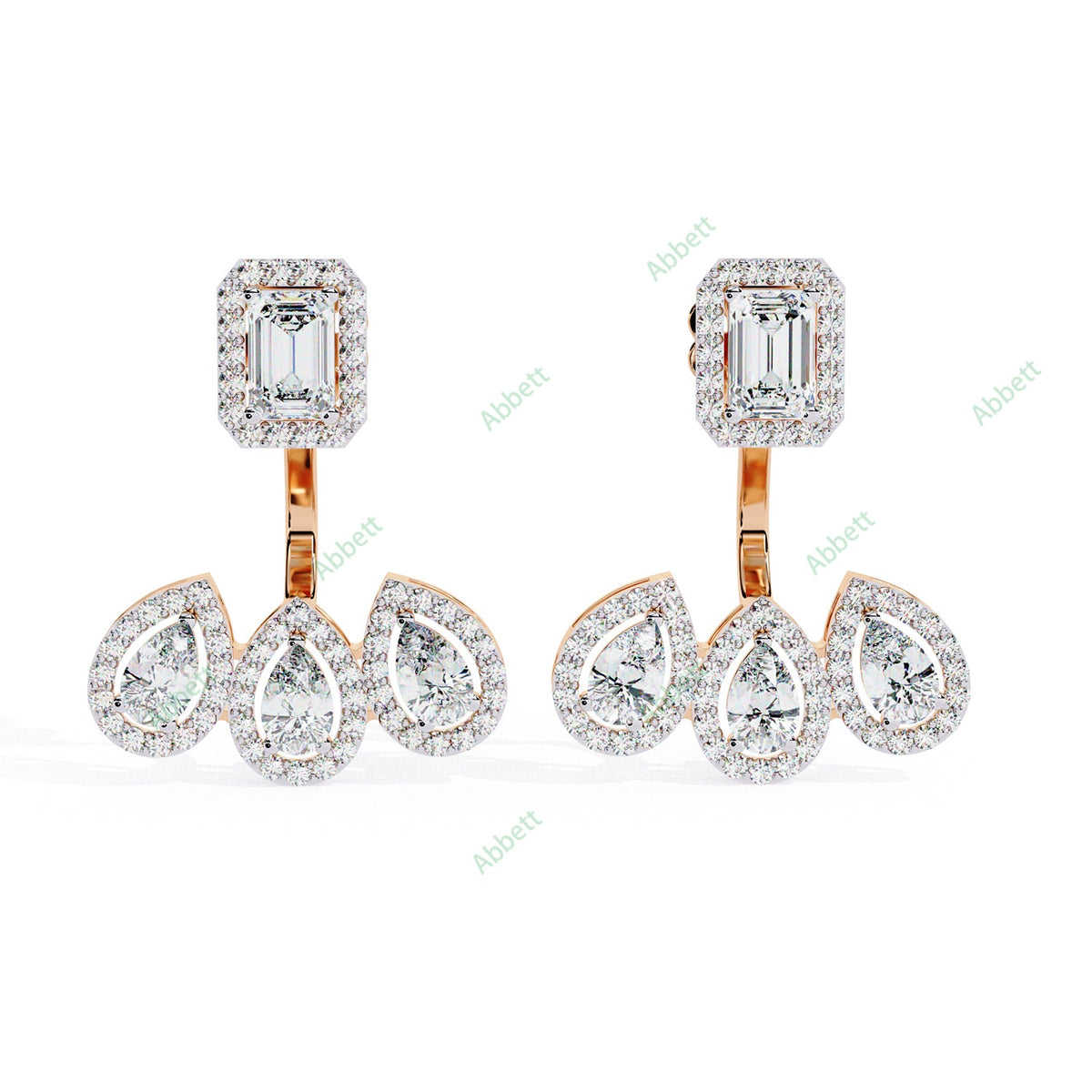 Halo Jacket Earring JAHA1374