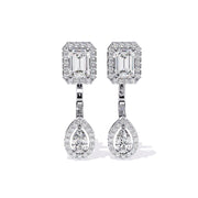 Multi  Halo Jackets Earring JAHA1382