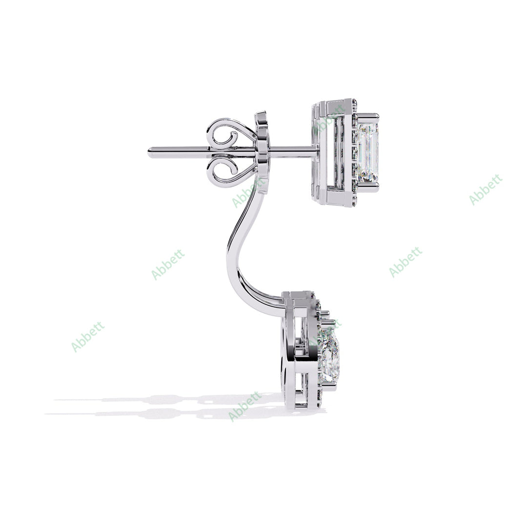 Multi  Halo Jackets Earring JAHA1382