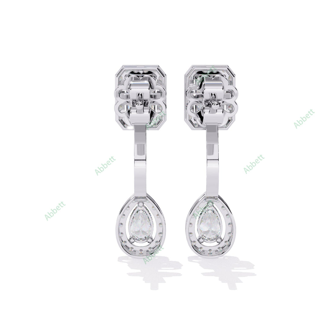 Multi  Halo Jackets Earring JAHA1382