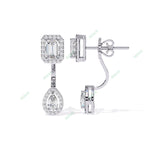 Load image into Gallery viewer, Multi  Halo Jackets Earring JAHA1382
