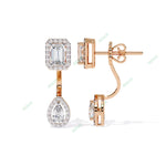 Load image into Gallery viewer, Multi  Halo Jackets Earring JAHA1382
